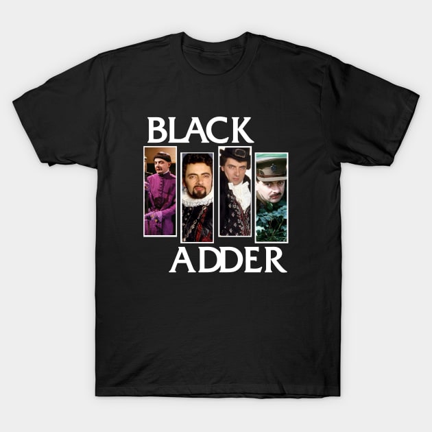 Black Fladder T-Shirt by Bob Rose